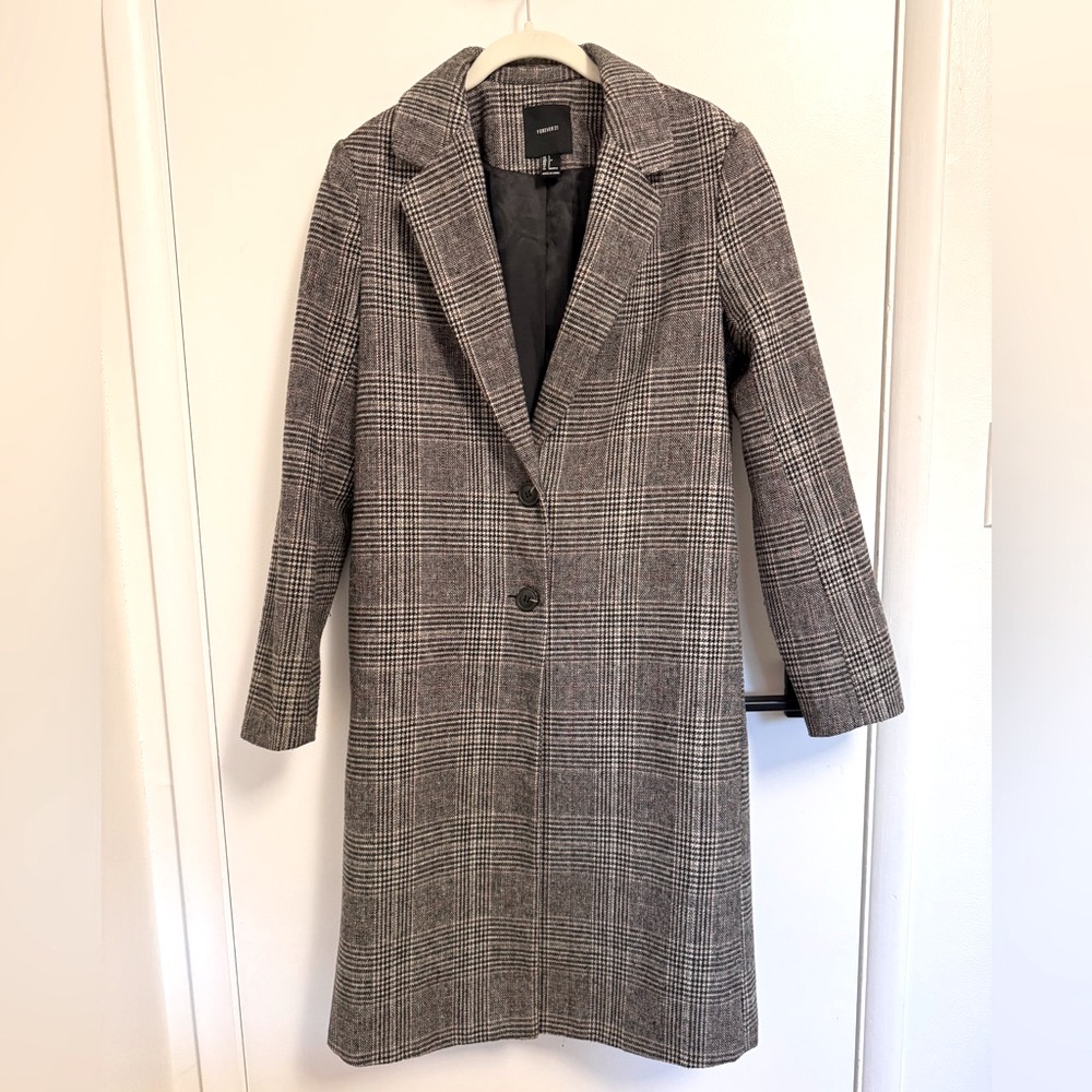 Plaid Forever21 Coat